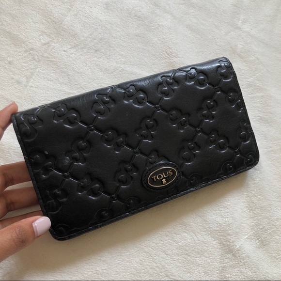 Tous Black Matching Bag and Wallet w/ dust bag - Picture 2 of 8